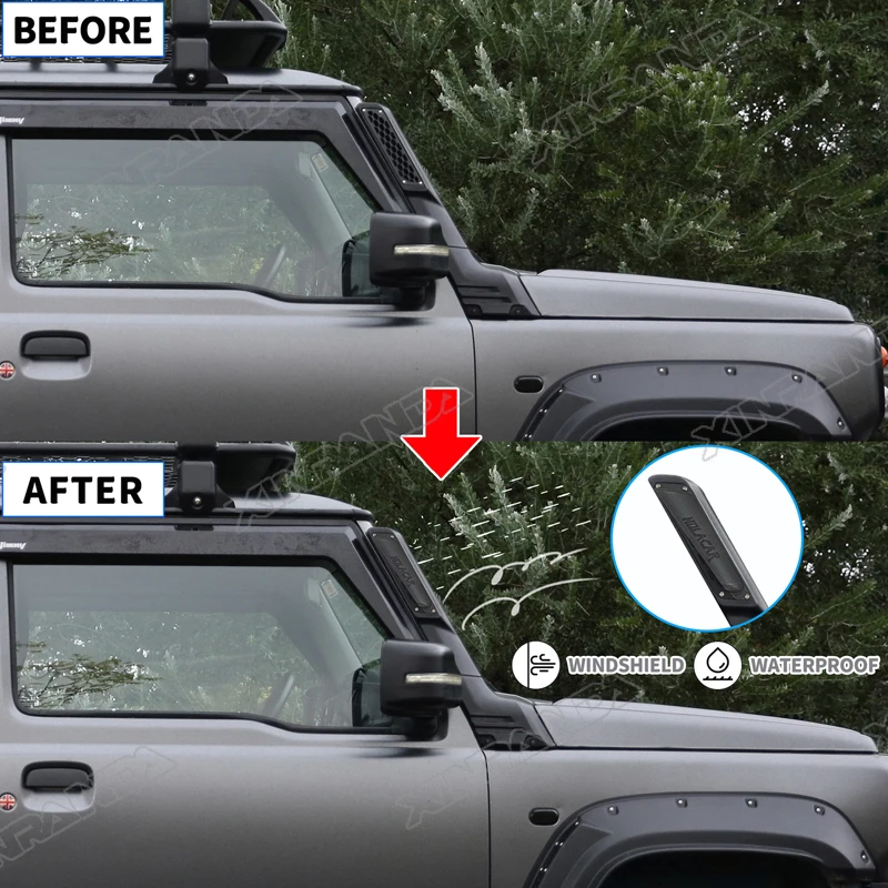 スズキ ジムニー JB74W JB64W JB74 JB64 シエラ 2018 2019 2020 2021 2022 2023用 HOLACAR シュノーケル、穴あけ不要