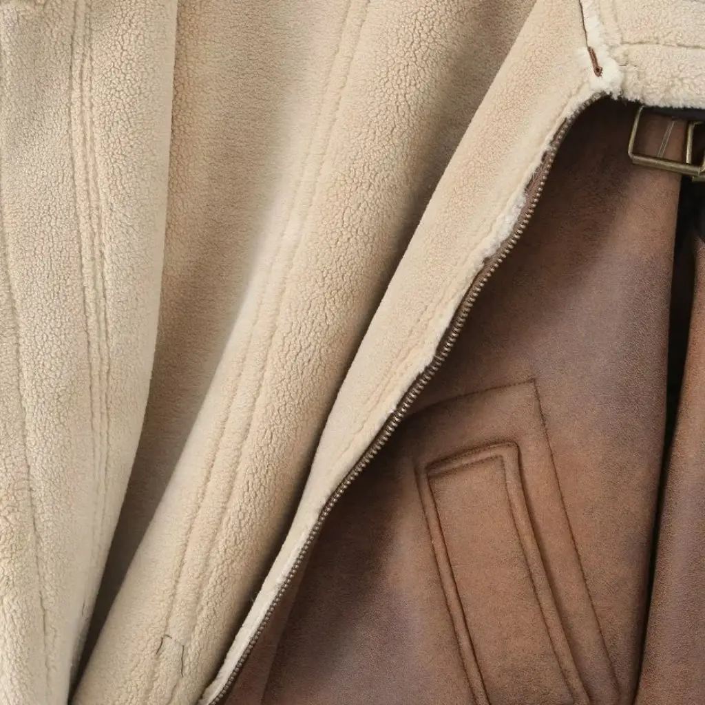 

Женская байкерская куртка на меху из овечьей шерсти с хлопковой подкладкой, замшевое зимнее пальто, новое