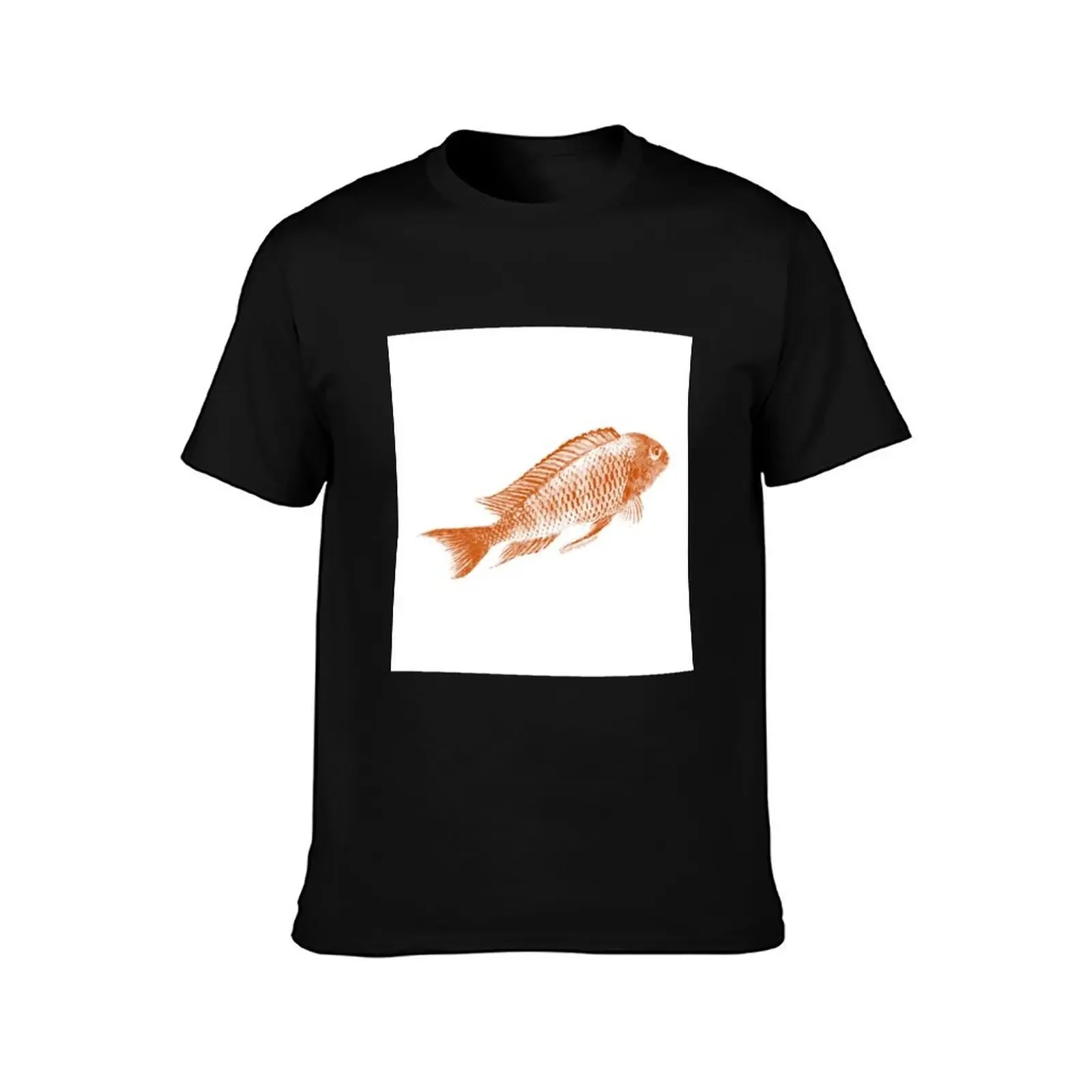 firecracker tropheus cichlid T-Shirt man clothes boys animal print mens cotton t shirts