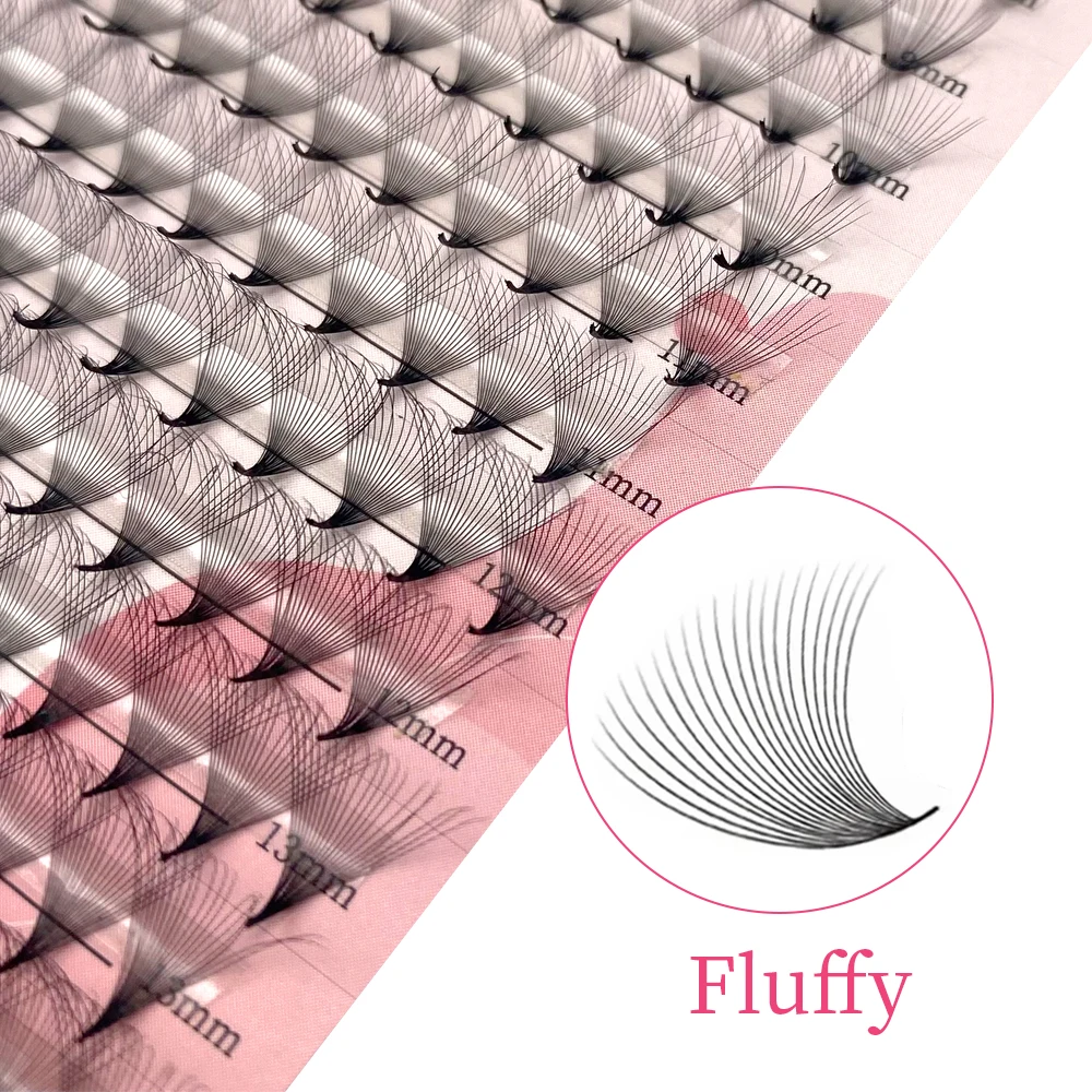 Goddess 0.03mm 20D/24D/30D Premade Volume Fans Eyelash Extension Pointy Base Soft Individual Mink Faux Russian Fans