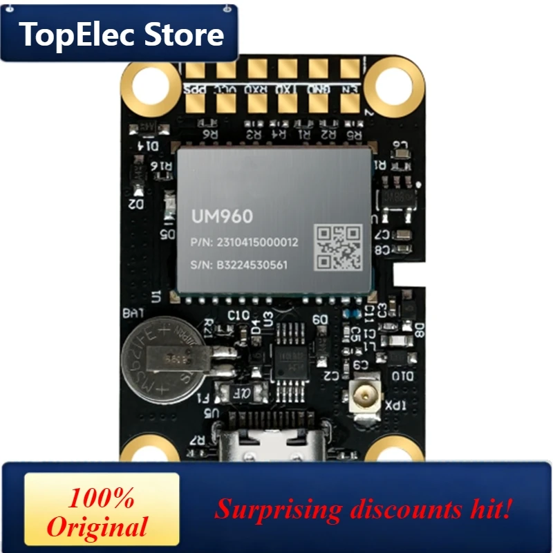 TopElec Rtk-960 Zed-f9p High Precision Bds/gps/glonass/galileo/qzss Rtk Positioning Module High Precision Positioning Module