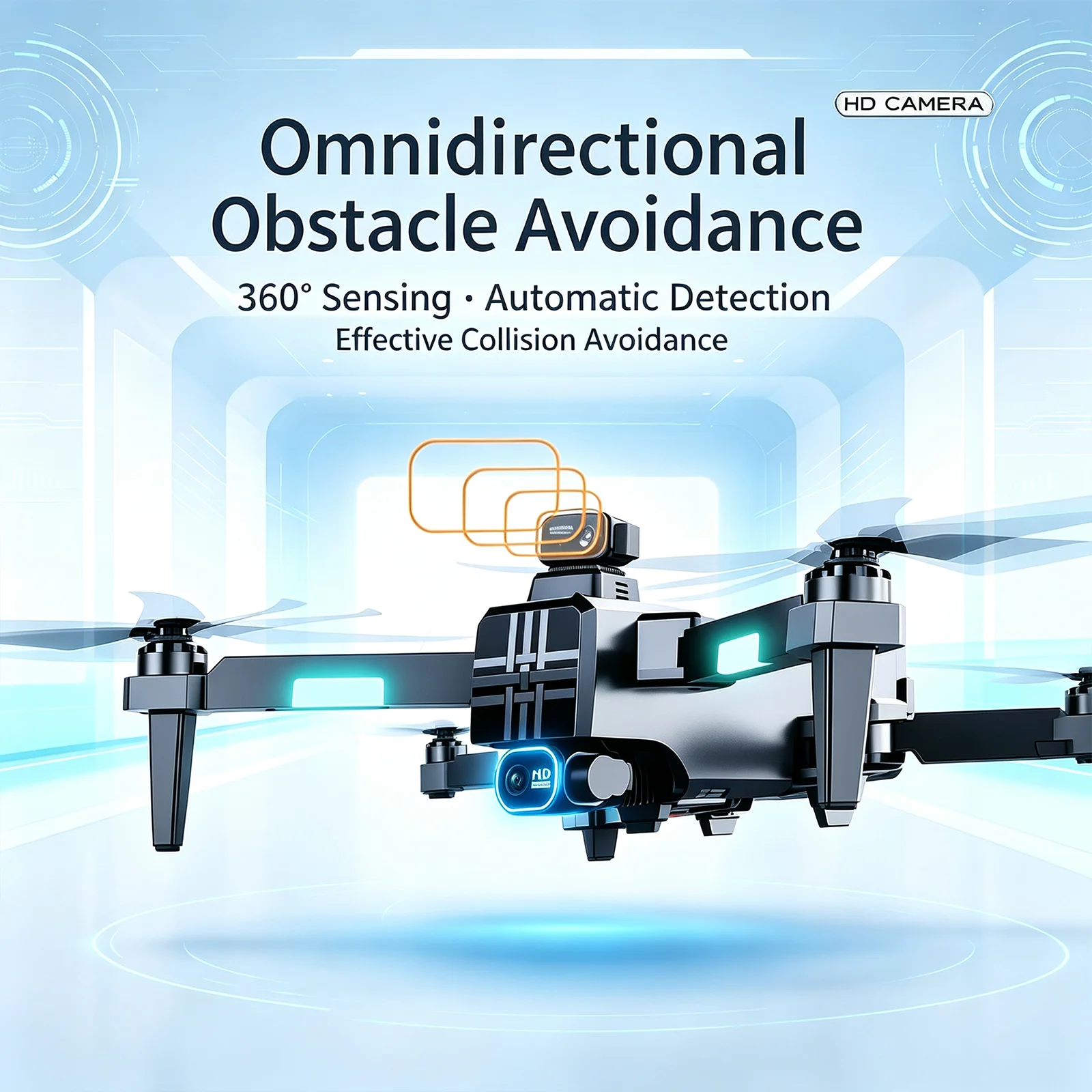 New A380 GPS Drone 8K Professional HD Camera 3-Axis Gimbal UAV 5G WIFI Transmission Obstacle Avoidance Brushless RC Quadcopter