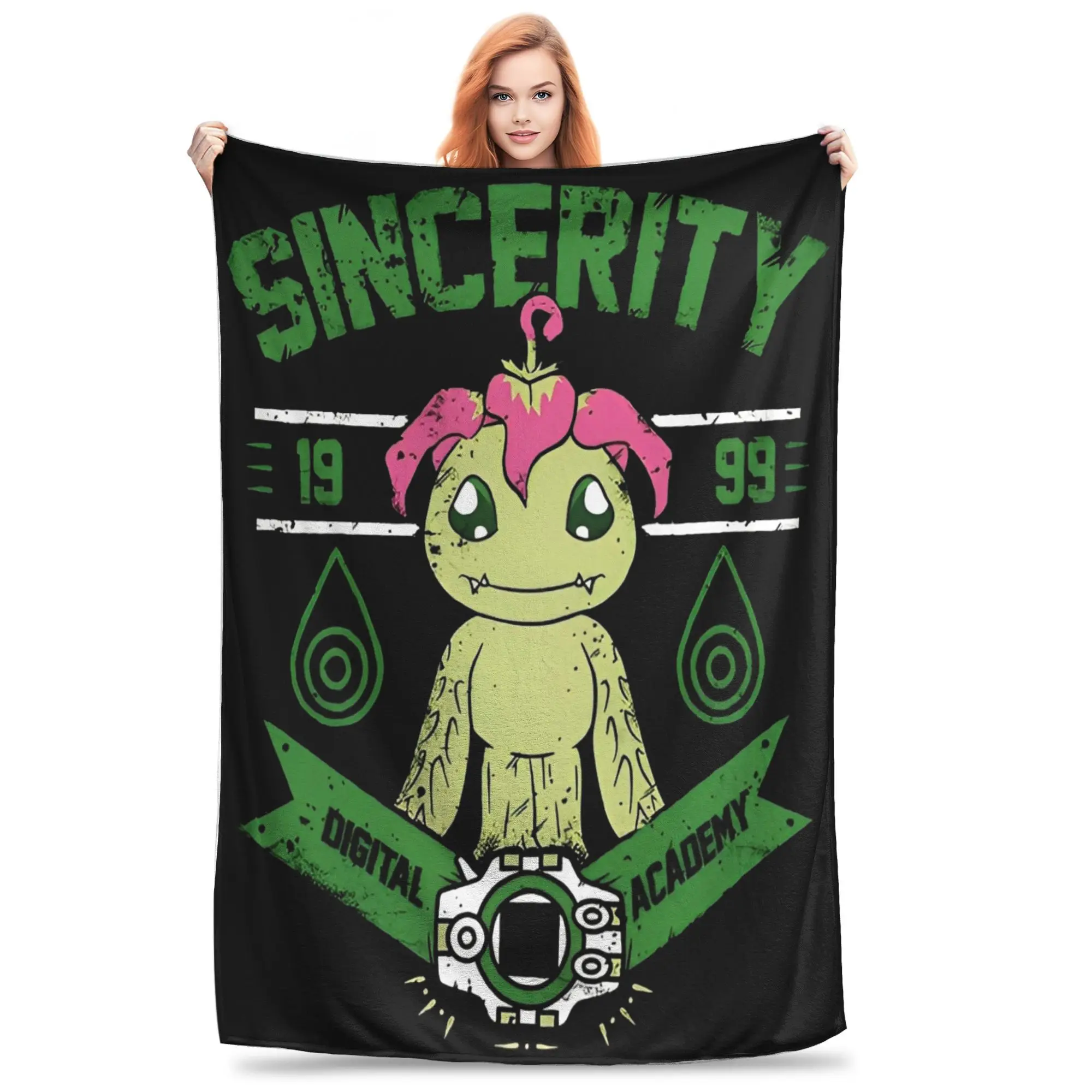 

Digital Monster Digimon Printed Blanket For Men Women Super Soft Cozy Throw Blankets for Bed 50x60 Inches Multi-size