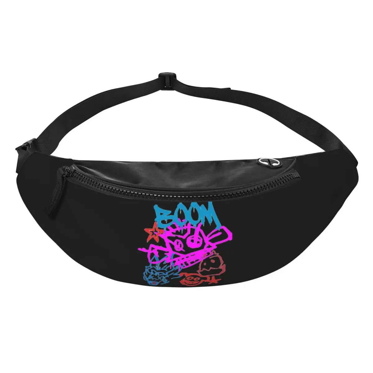 

Jinx Anime Large Arcane Game (9) Fanny Pack Men Women Crossbody Adjustable Waist Bag Travel Running Phone Pouch