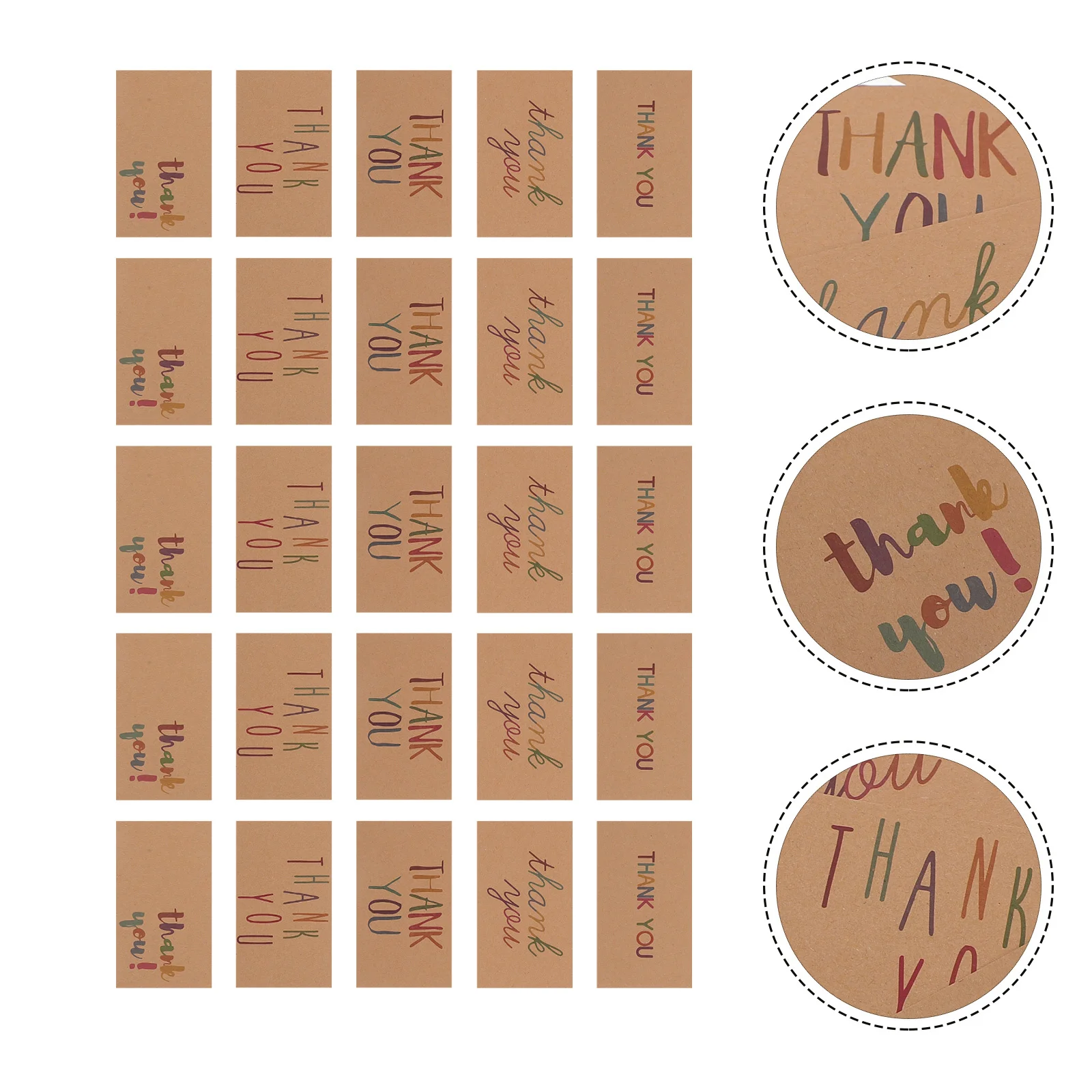 150Pcs Thank You Cards Simple Blessing Cards for Wedding Valentine Holiday Greeting Gift Delicate Postcard Greeting Postcard