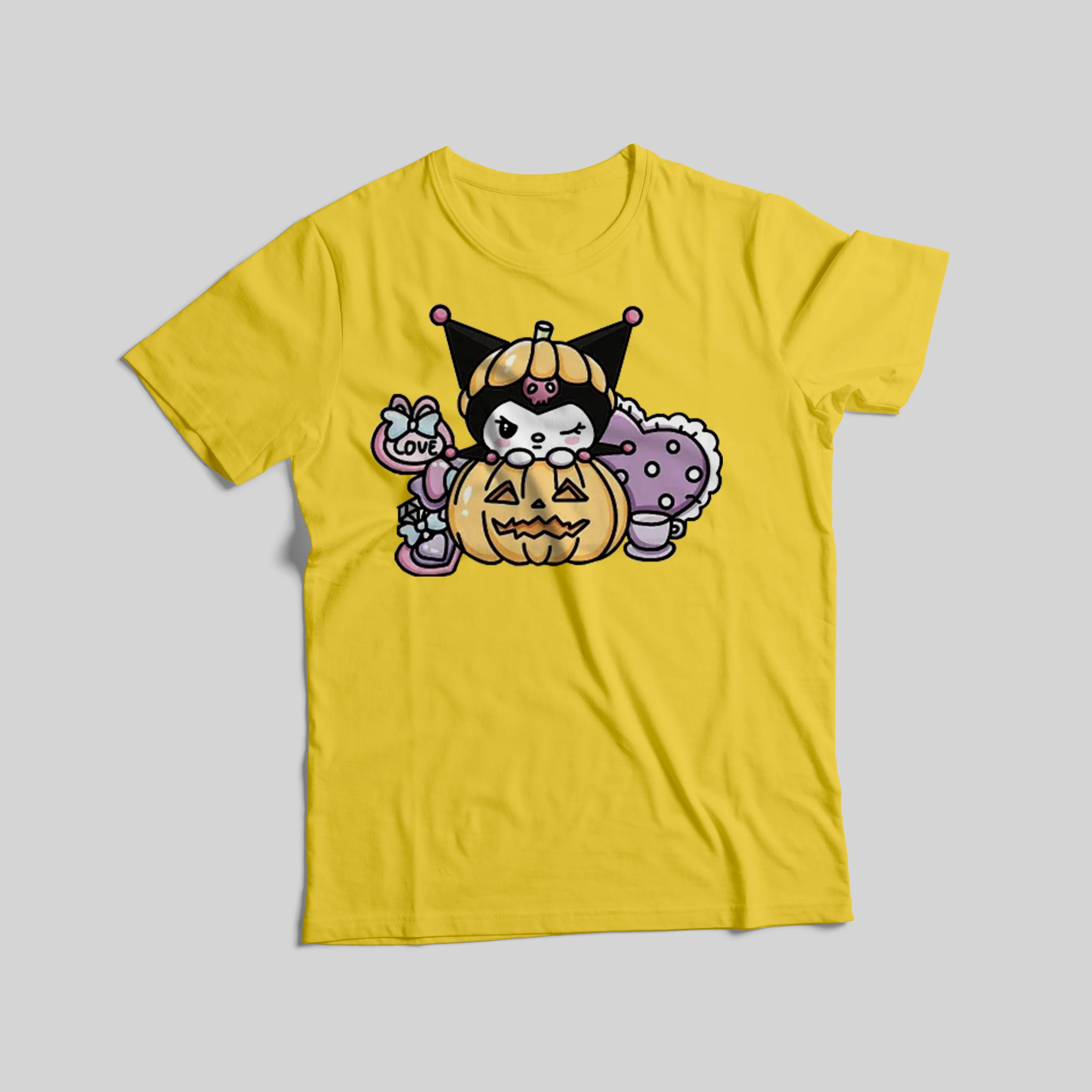 Sanrio Series Printed T-shirts, 100% cotton, available in 8 colors, best-selling basic style Mommy and Me / women's clothing