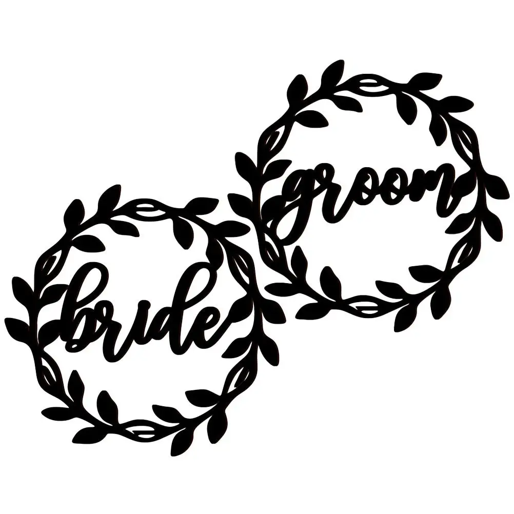 

Wooden Bride Groom Signs Chair Decor Rustic Wedding Signage Board Craftsmanship Reusable Long Term Mr Mrs Sign Wood