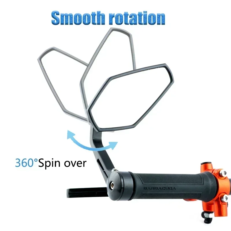 Антивибрационные зеркала для мотоцикла 7/8 дюйма — универсальная легкая универсальная посадка из алюминиевого сплава (совместимость с Yamaha)