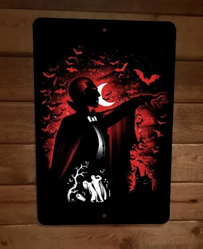 Classic Vampire  Metal Wall Sign Poster