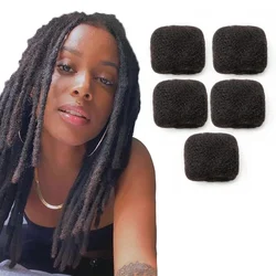 8 Inch Afro Kinky Bulk 100% Human Hair Afro Kinkys Human Hair Bulk For Dreadlock Extensions, Repair Locs, Create dreadlocks.