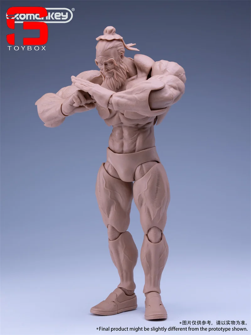 Romankey UMS003 1/12 Big Guy Super Flexibele Joint Body 18 cm Sterke Spier Mannelijke Soldaat Action Figure Body Poppen voor collectie