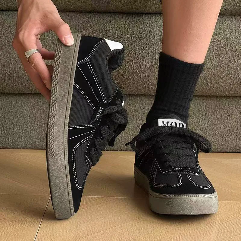 Men's Shoes New Fashion Breathable Non-slip Wear-resistant Outdoor Casual Retro Skate Sneakers