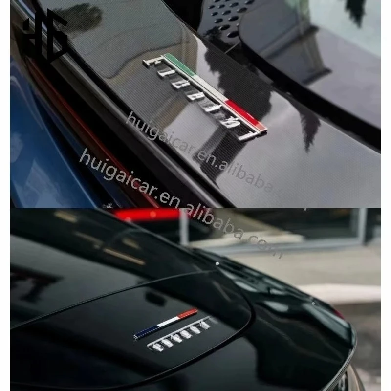 Cheap Price for Ferrari Italian Flag Badge Emblem for 488 GTB F8 SF90 458 F12 812 430 Car Rear Hood Logos Stickers