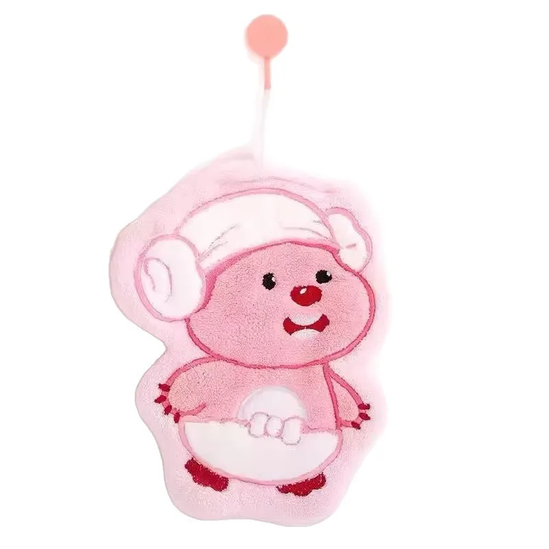 Loopy Towel Cartoon Niedliches, schnell trocknendes, wasserabsorbierendes, verdicktes, stilvolles, personalisiertes, hochwertiges Handtuch für Küche und Bad – Detail 3