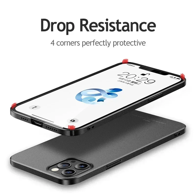For APPLE iPhone 17 16 16e 15 14 13 12 Mini Pro Max Air Plus Hard PC Shockproof Cases Lightweight Ultra Slim Matte Case Cover