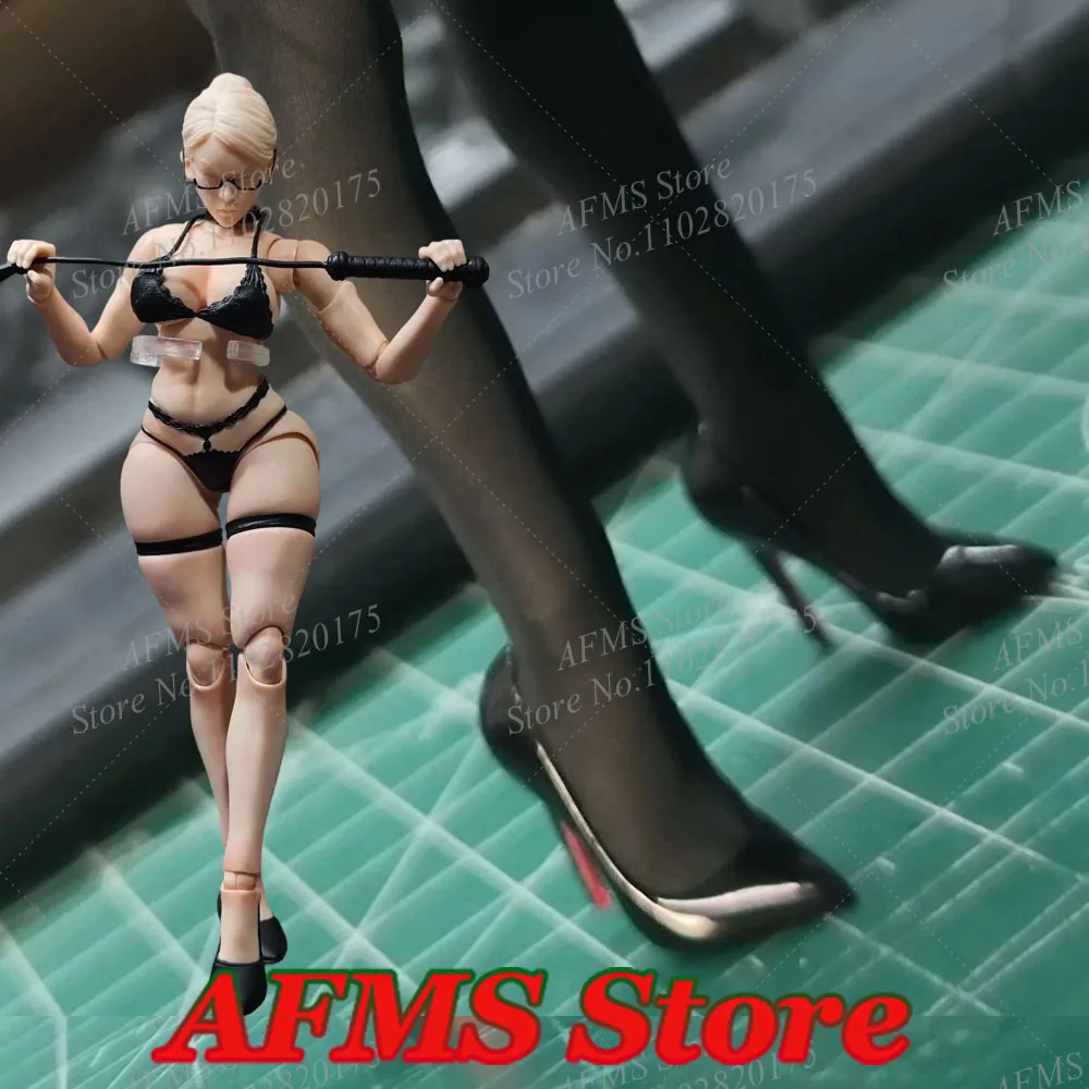 

‌ Женские туфли на высоком каблуке для фигурки солдата Сяофан Селины, черные, 1/12, подходят для 6-дюймовых фигурок NOTTAA/Fury Toys.