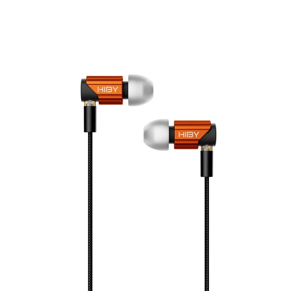 HiBy Yves PLUS Wired Earphones 7mm Micro-dynamic Be-coated Diaphragm High-magnetic Driver Low Resonance Chamber OFC Braided Wire