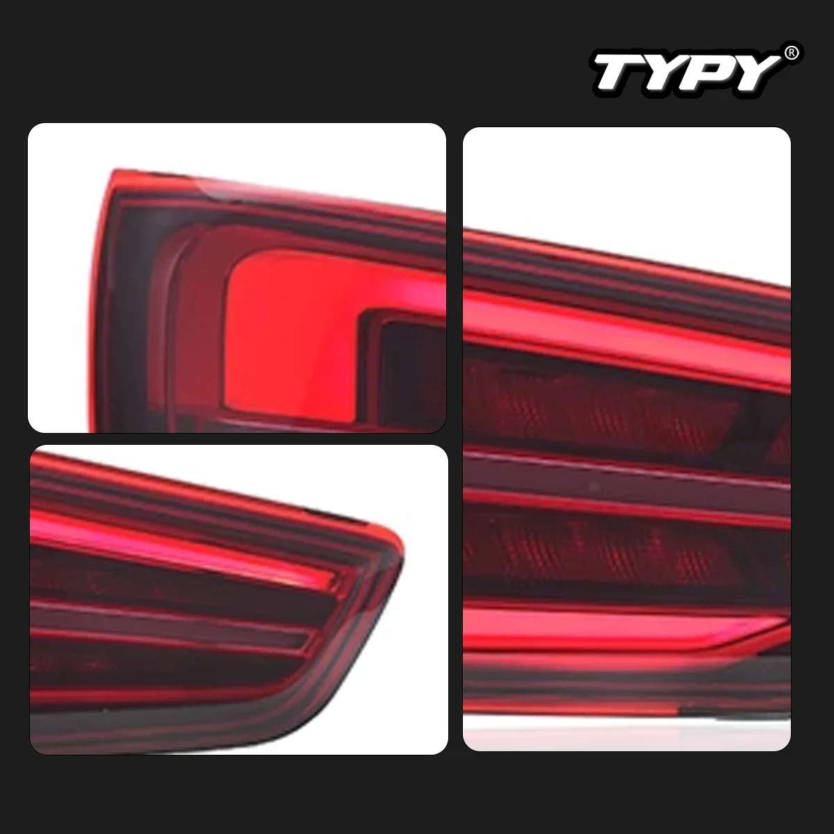 

TYPY New LED Tail Lamp Upgrade Modified For Audi Q3 LED Taillgiht Q3L 2013-2018 Dynamic Signal Tail Lamp Auto Accessories