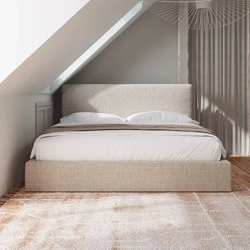 Underlay Decoration Bed Japanese Design Antique Headboards Bedrooms Bed Frame Floating Wooden Camas Matrimoniales Home Furniture