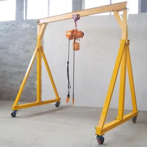 500kg Small Mini Mobile Portable Gantry Crane for Professional Industrial Warehouse Workshop Material Handling Lifting Tool