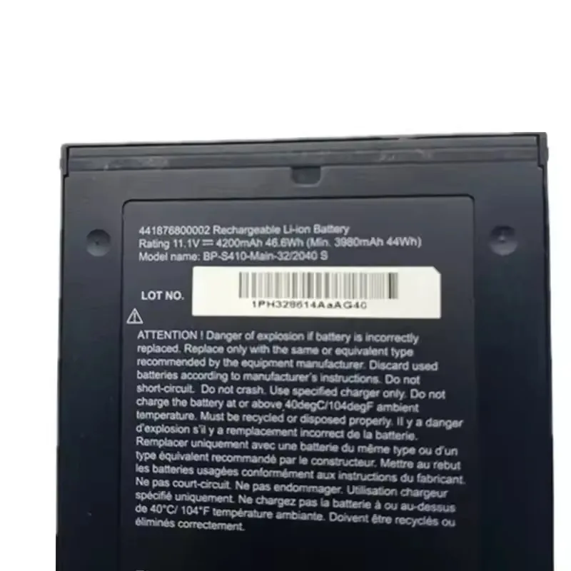 11.1V 4200mAh BP-S410-2nd-32/2040 S BP-S410-Main-32/2040 S for GETAC S410 semi-rugged notebook