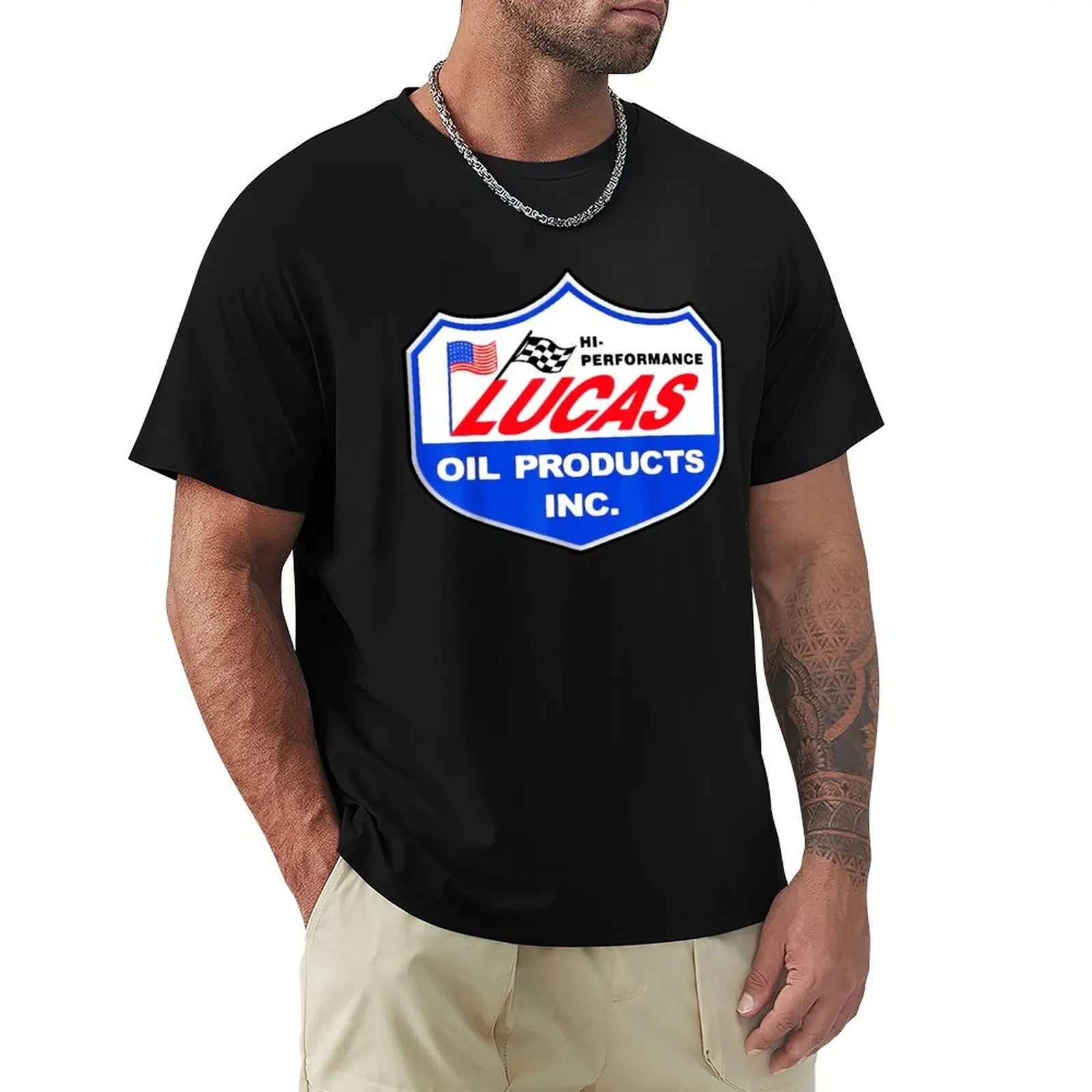 Lucas Oil Racing T-Shirt designer shirts valentines clothes fashion shirts mens tall t shirts