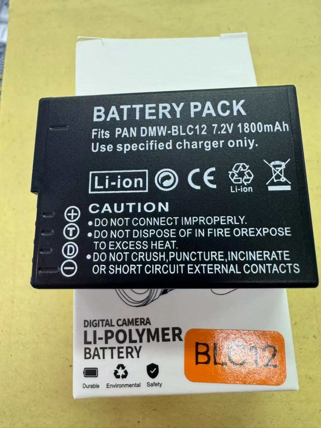 

DMW-BLC12 BLC12E Battery 1800mAh Rechargeable Batteries for Panasonic Lumix FZ1000 FZ200 FZ300 G5 G6 G7 GH2 GX8 Camera Battery