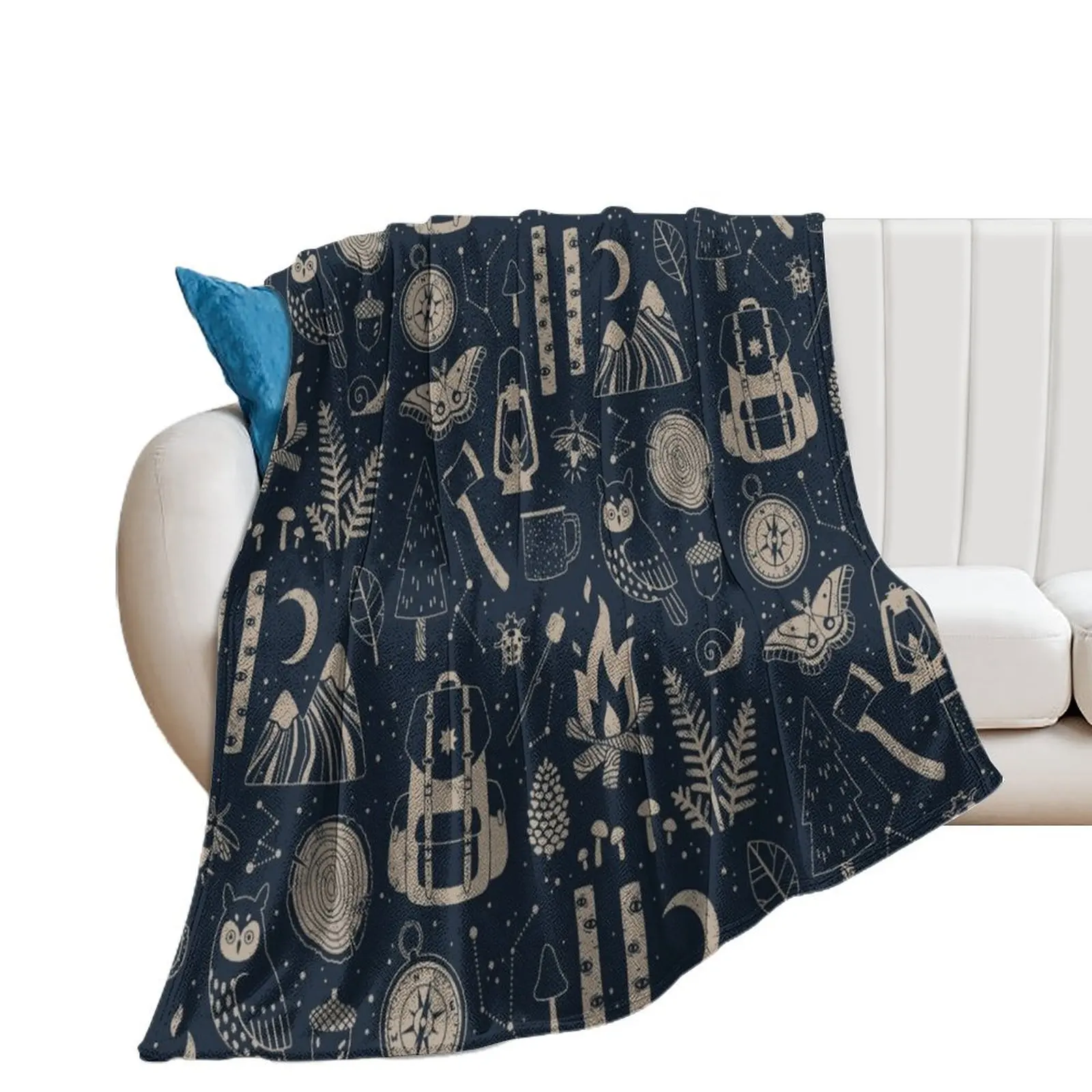 

Into the Woods Throw Blanket for sofa for winter Beach Loose Blankets