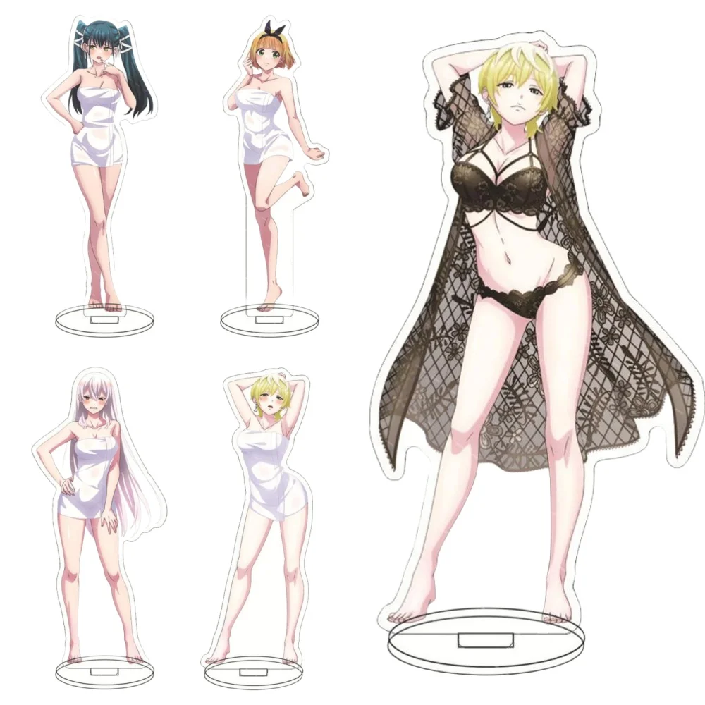 15cm New Anime Mato Seihei No Slave Chained Soldier Kyouka Uzen Himari Azuma Shushu Suruga Nei Ookawamura Acrylic Stand Ornament