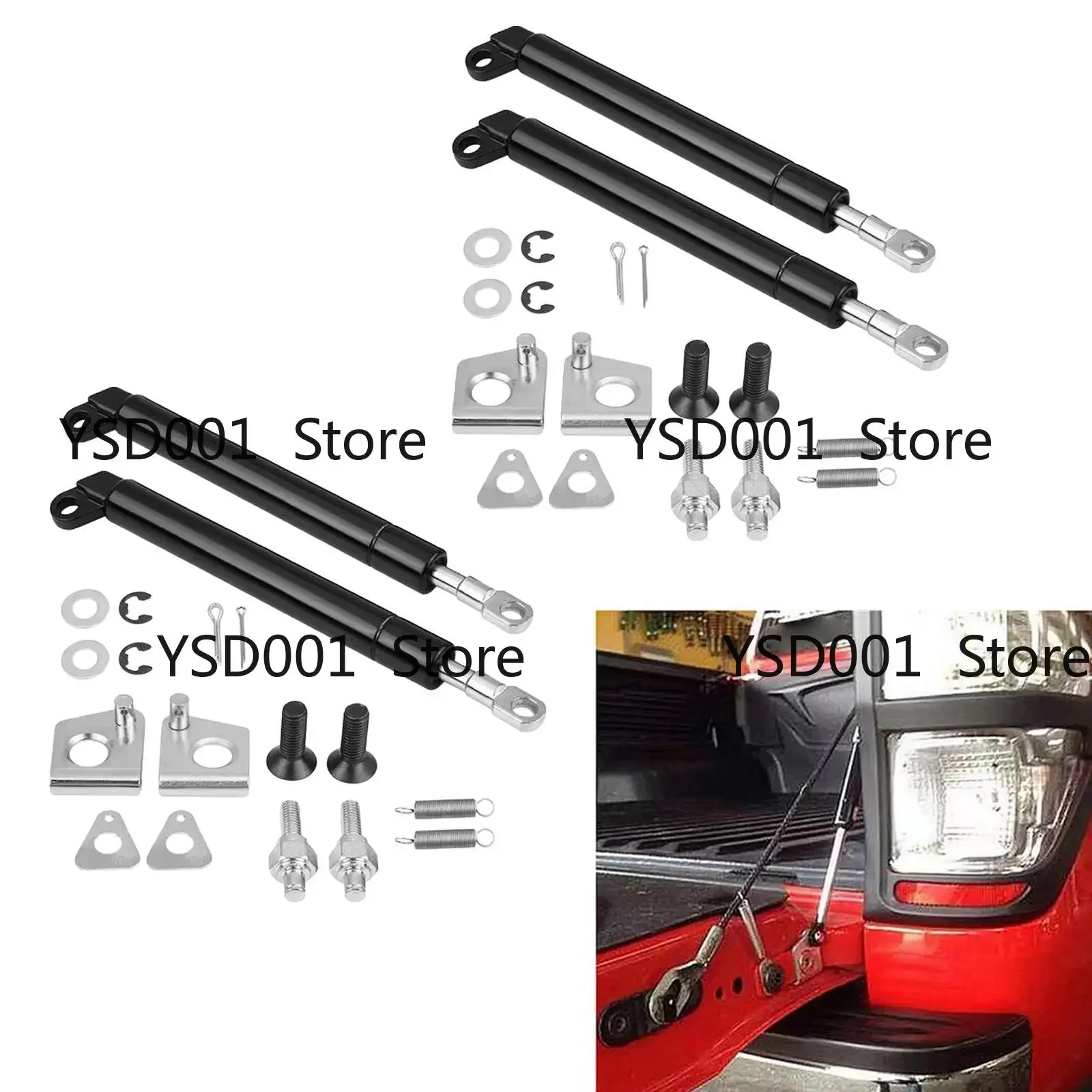Tailgate Oil Damper Strut - Adjustable Stable Suspension for Ranger T6/T7/BT50 XL/Xit