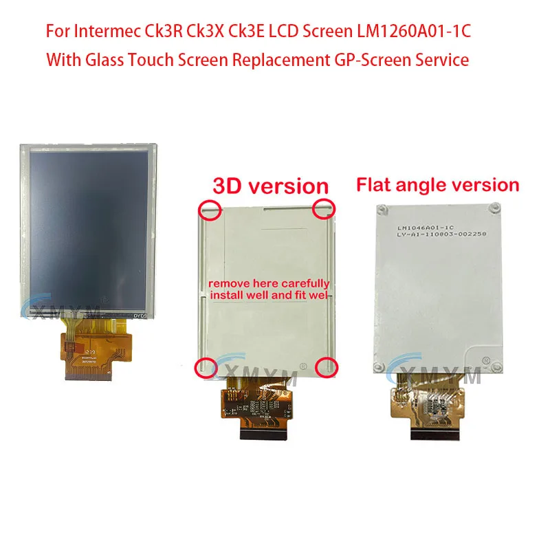 For Intermec Ck3R Ck3X Ck3E LCD Screen LM1260A01-1C With Glass Touch Screen Replacement GP-Screen Service