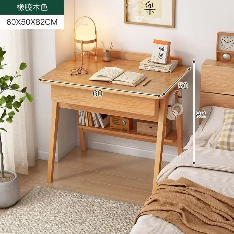 Furniture Simple Desk Household Student Solid Wood Legs Simple Desk Study Computer Table Chair Desktop Bedroom Writing Table