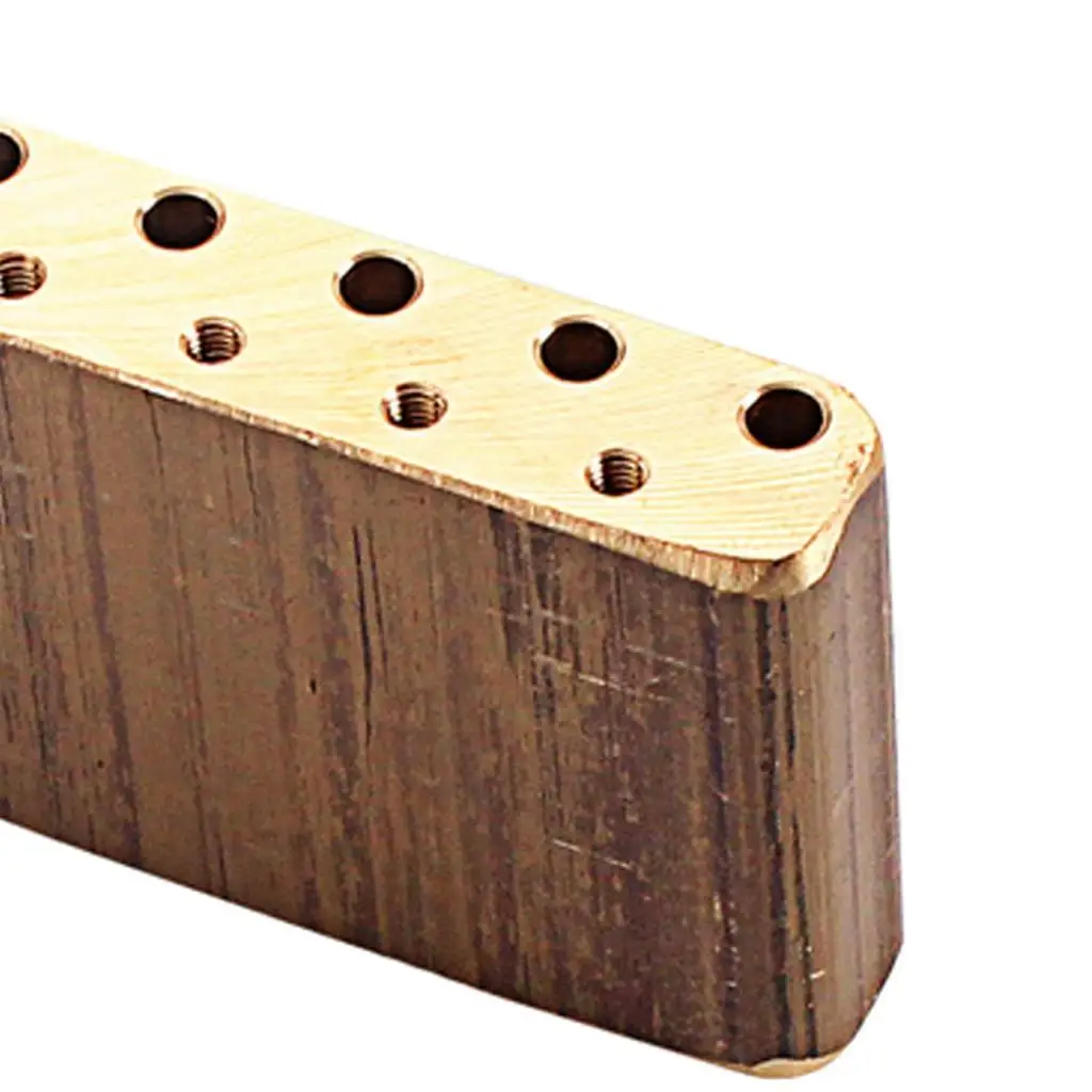 Guitar Bridge Base Tremolo Block Brass Accessory for Electric Guitar Improvement and Sound Sustain