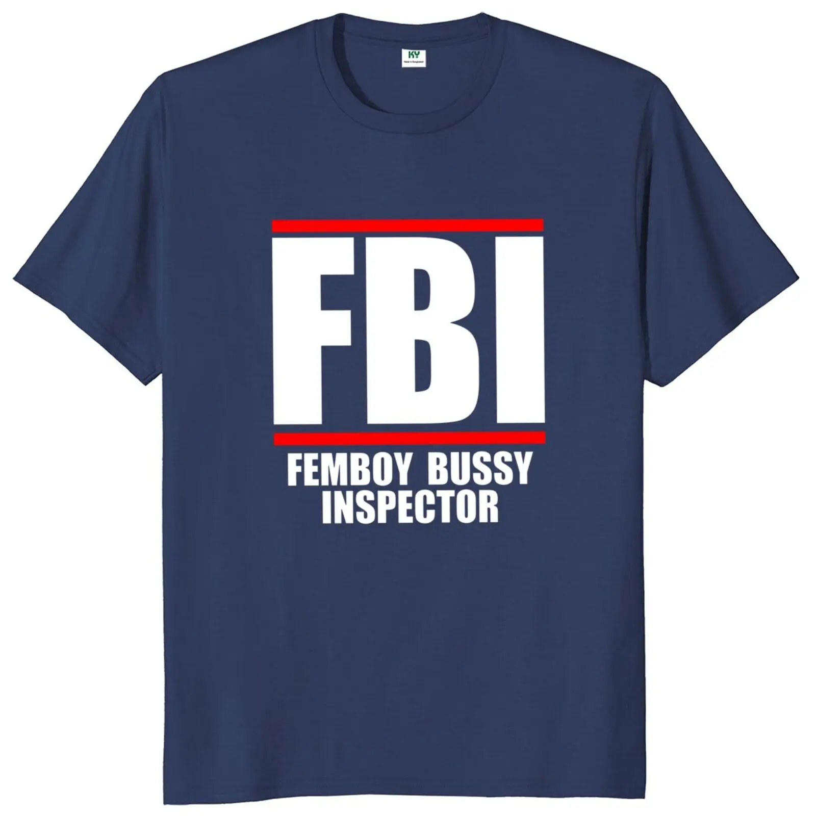 Femboy Bussy Inspector T Shirt Funny Lgbt Meme Adult Humor Femboys Gift Tee Tops Casual Cotton Men Women T-shirt EU Size