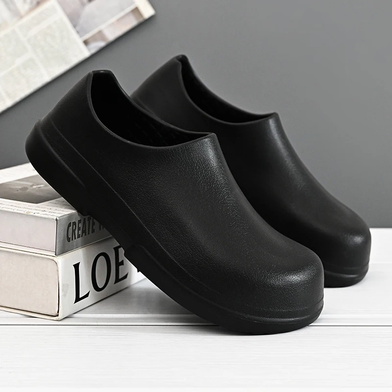 

Мужские и женские рабочие туфли из ЭВА 2026: нескользящие, водонепроницаемые, маслостойкие, удобные, для поваров, рабочих, рыбалки на открытом воздухе