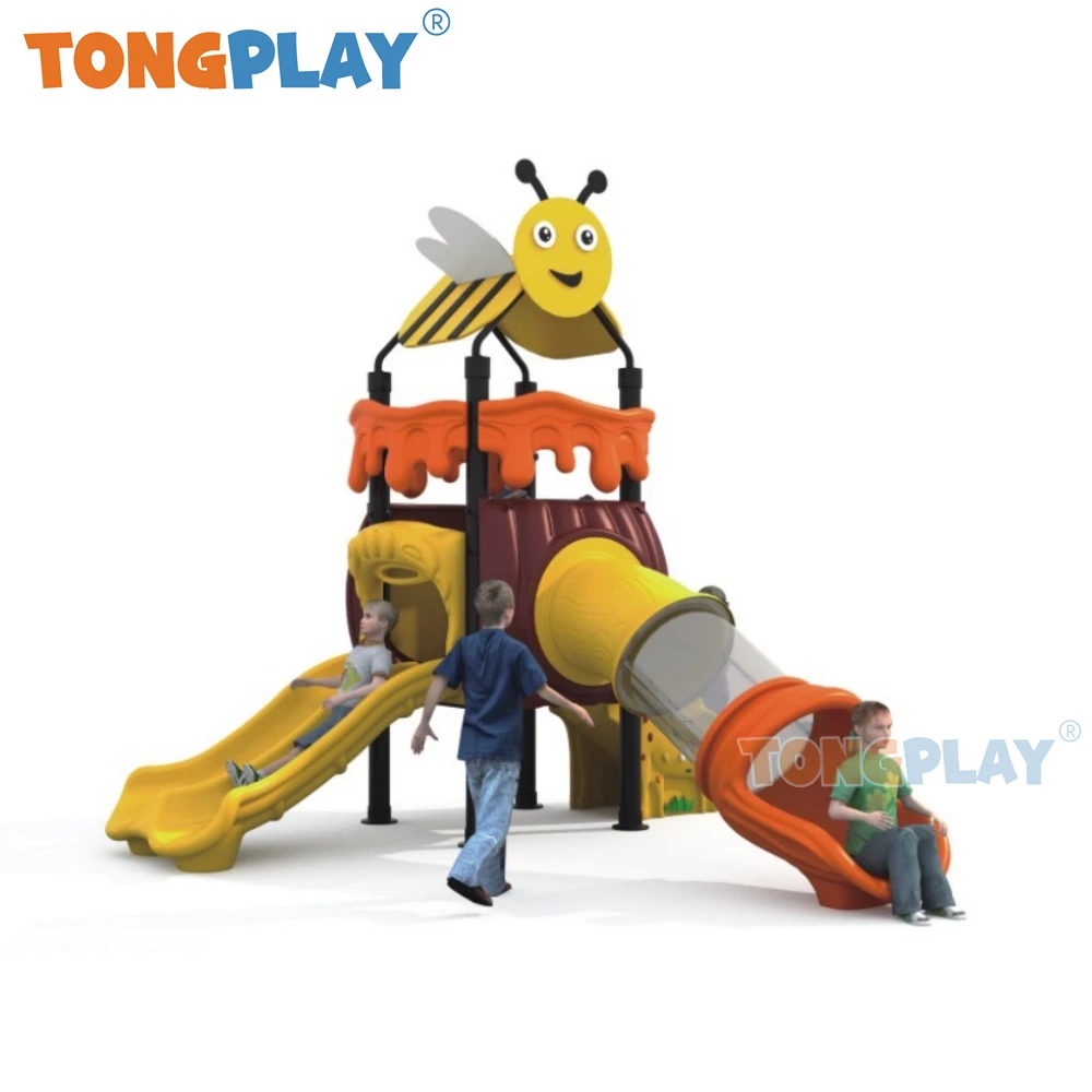 Tong play Medium animal series tobogán al aire libre para bebés, equipo de fábrica de calidad, patio de juegos al aire libre para niños, superventas