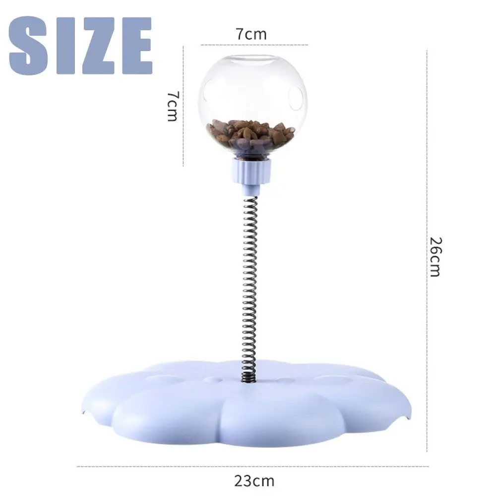مضحك التفاعلية الحيوانات الأليفة الغذاء موزع شفط كأس موثوقة الحيوانات الأليفة الغذاء تسرب الكرة لعبة التفاعلية التلقائي الحيوانات الأليفة لغز اللعب #5