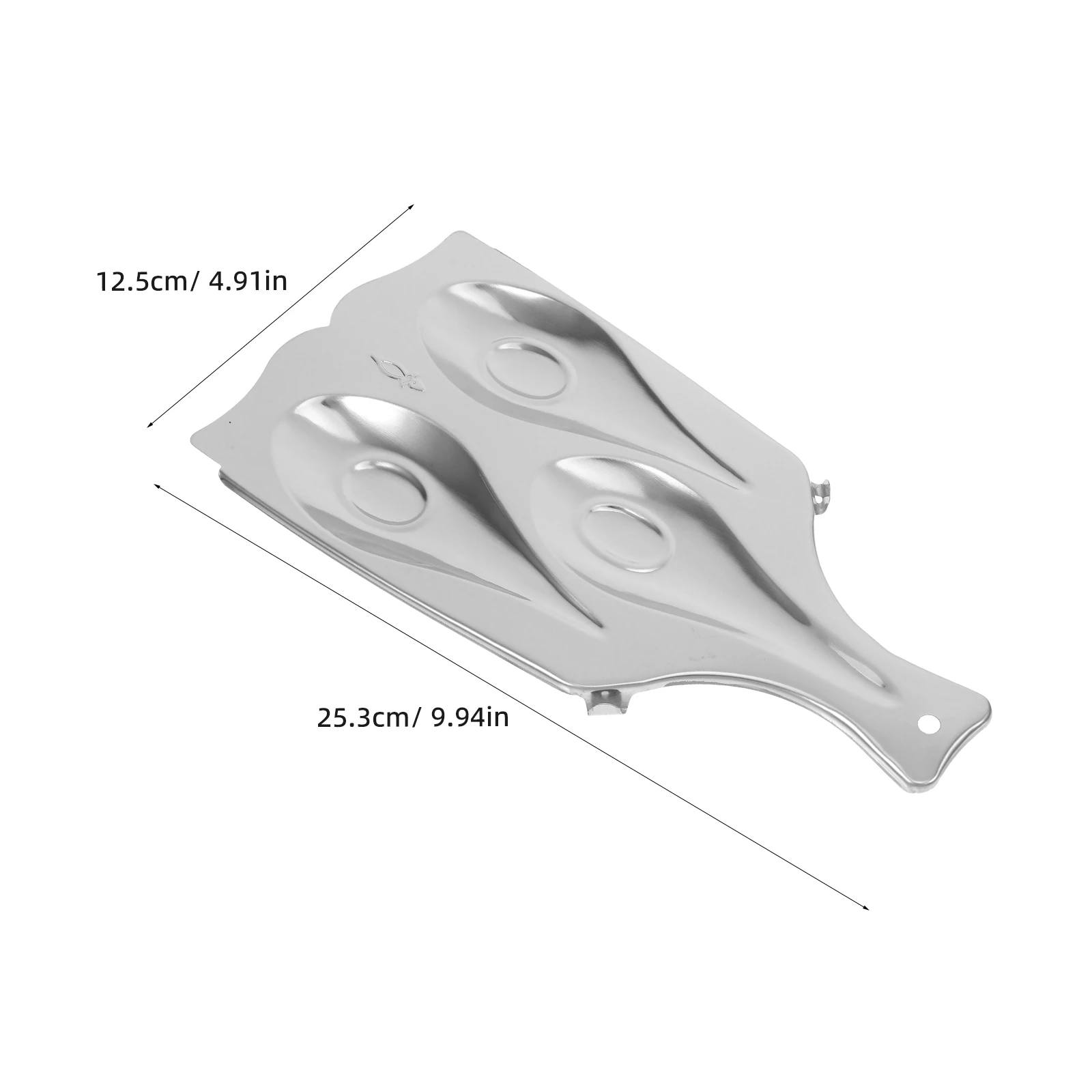 

Heavy Duty Stainless Steel Spoon Rest with 3 Slots Deep Design Prevents Drips Fits All Utensils for Home Restaurant Use