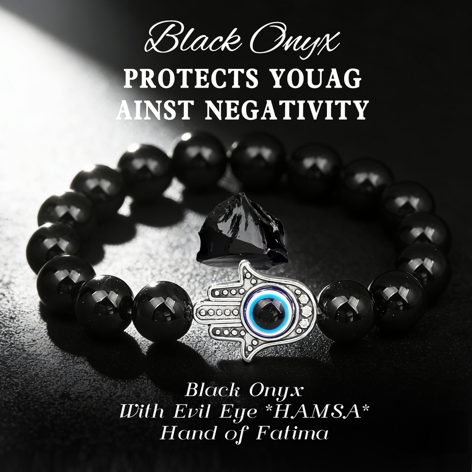  Classic Turkey Lucky Evil Eye Men's Bracelet Women's Blue Evil Eye Natural Stone Bead Bracelet Handmade Glamour Jewelry 