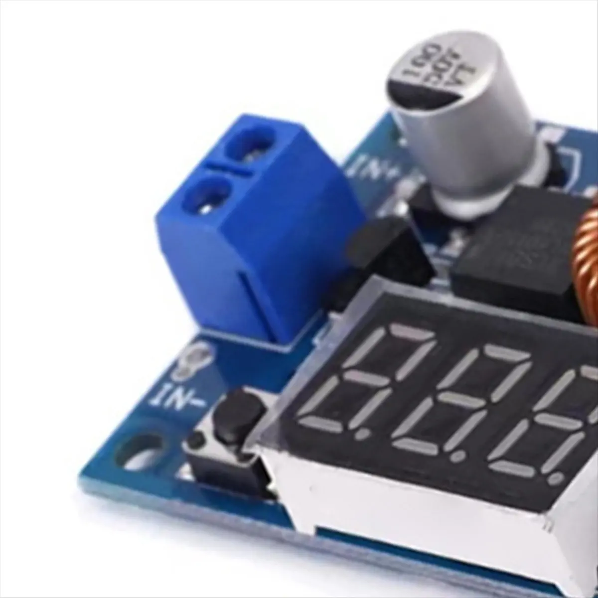 A99X XL4015E Voltage Adjustable Voltage Reduction Power Module with Voltmeter Digital Display 5A High-Power 75W DC Board