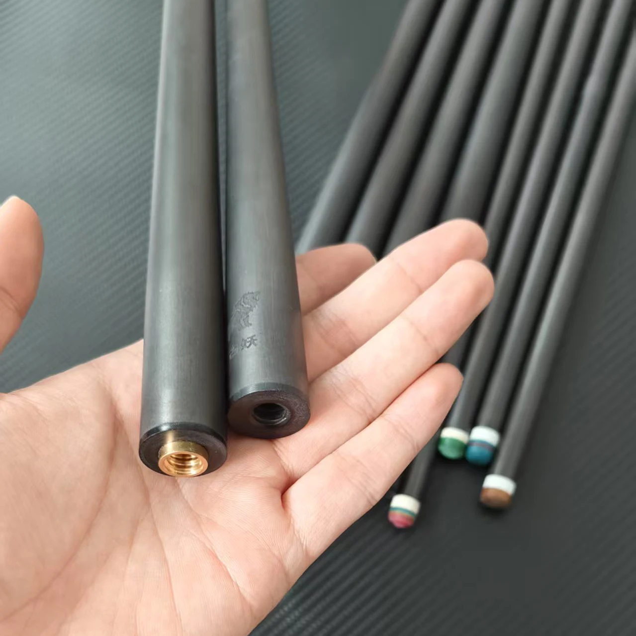 

Factory direct full carbon fiber billiard cue shaft, high quality & customizable