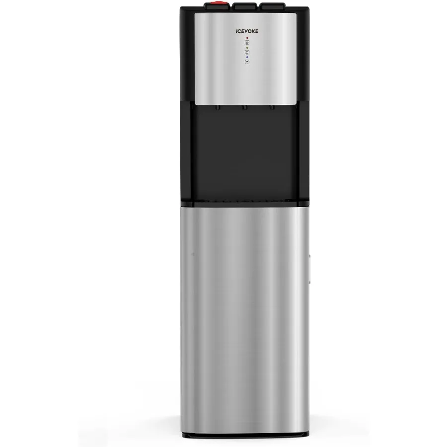 

Самоочищающийся диспенсер для охлаждения воды с нижней загрузкой для бутылок на 5 галлонов — 3 температуры с изливками для горячей комнаты, безопасность детей