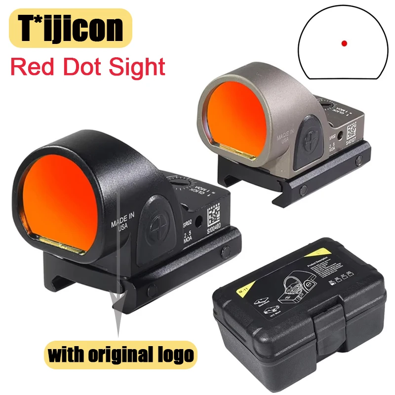 Mini Red Dot Sight Collimator Rifle Reflex Tactical Optic Scope Fit Picatinny Rail Mount Pistol Airsoft Weapons