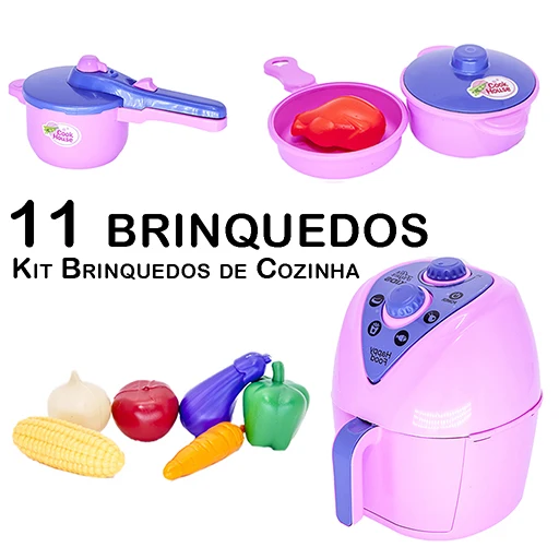 Children's Kitchen Air Fryer Vegetable Pan Game 11 PCs