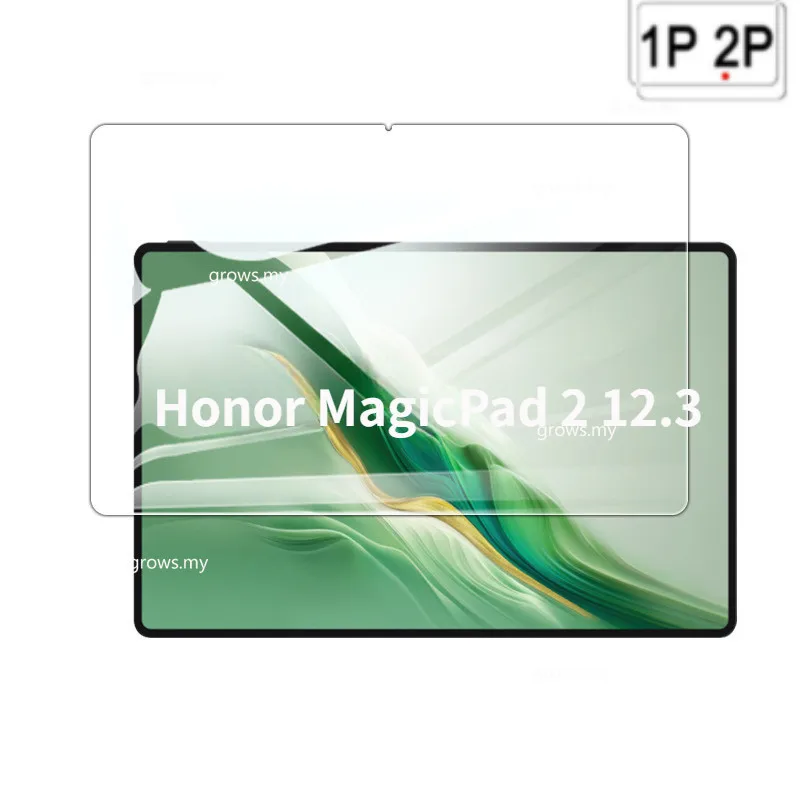 For Honor MagicPad 2 12.3 Tempered Glass Screen Protector For Honor MagicPad2 2024 9H Clear Front Protective Film Guard