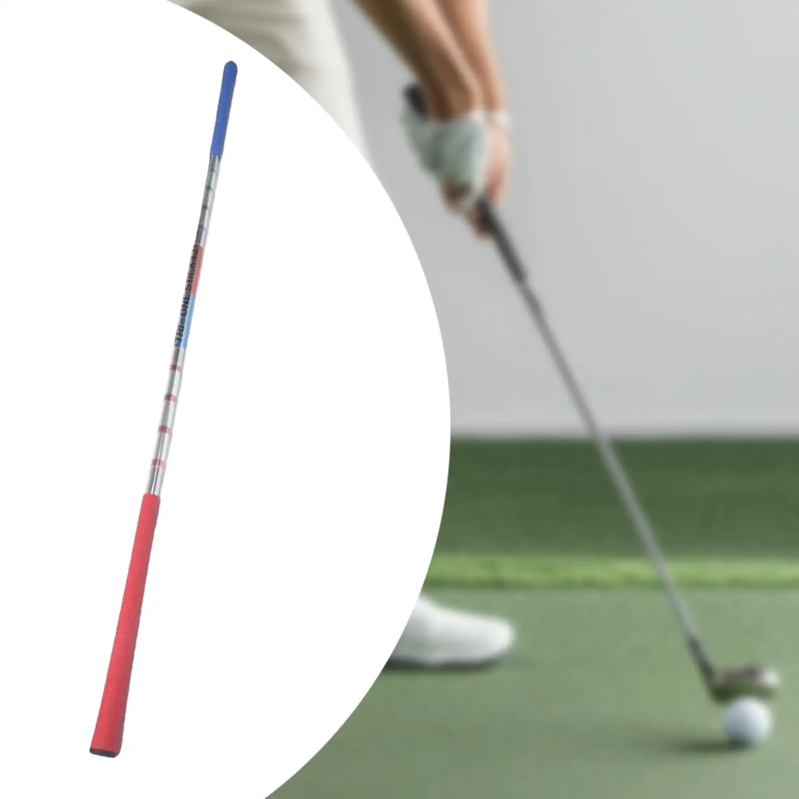 

Golf Swing Trainer Practice Lightweight Auxiliary Anti Slip Golf Accessory Metal