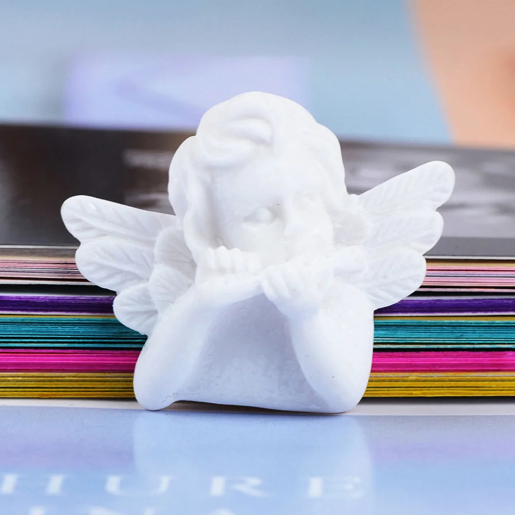 DIY Accessories Mini Resin Angel Jewelry Making Charm Phone Case Charms Material Ornament Little Figurines Plant