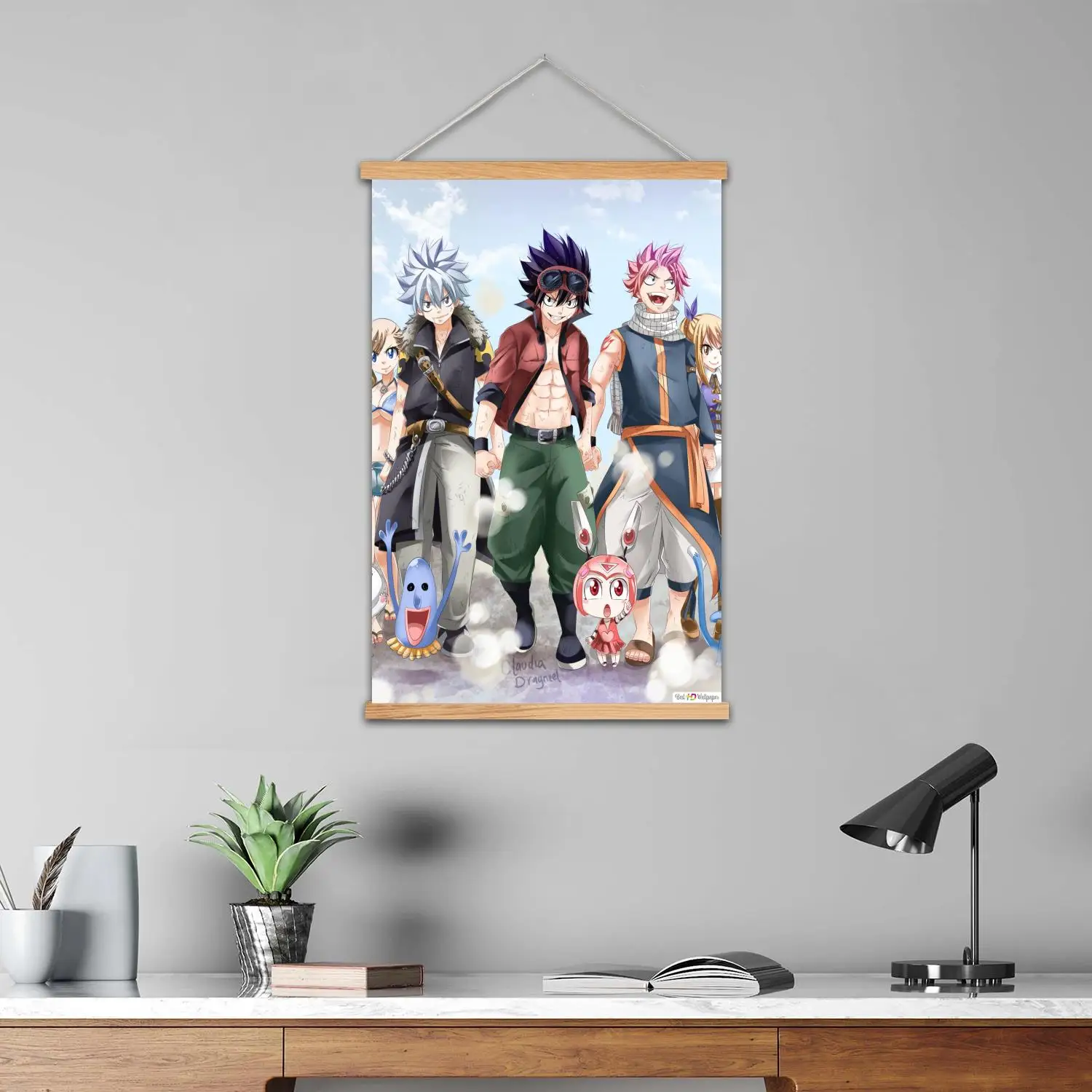 rave master Framed Wall Painting Canvas Art Poster, Wall Art  Modern Family Bedroom Decor Posters,Decorative painting