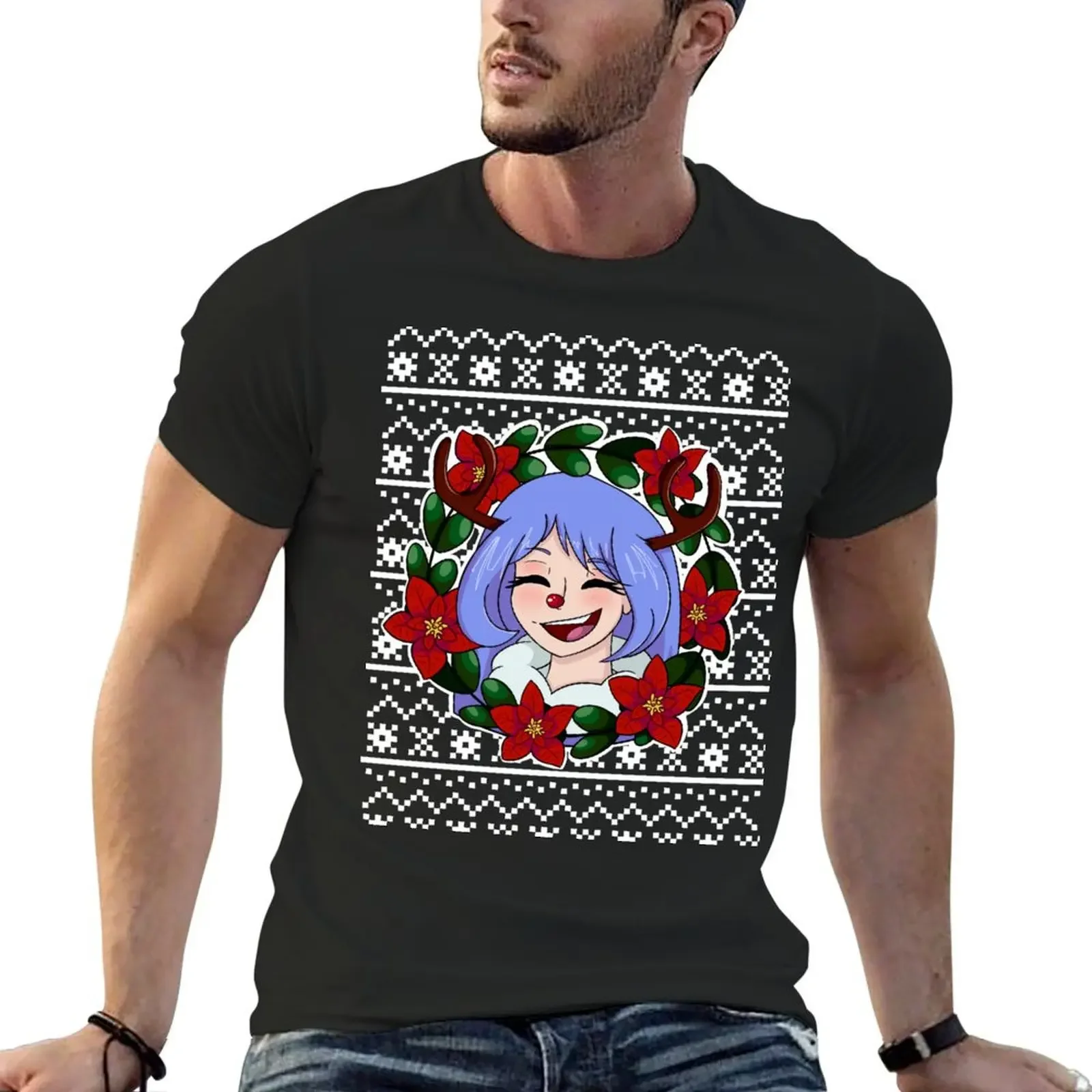 Nejire Hadou Christmas Sweater T-Shirt designer shirts graphic tee shirt mens graphic t-shirts big and tall