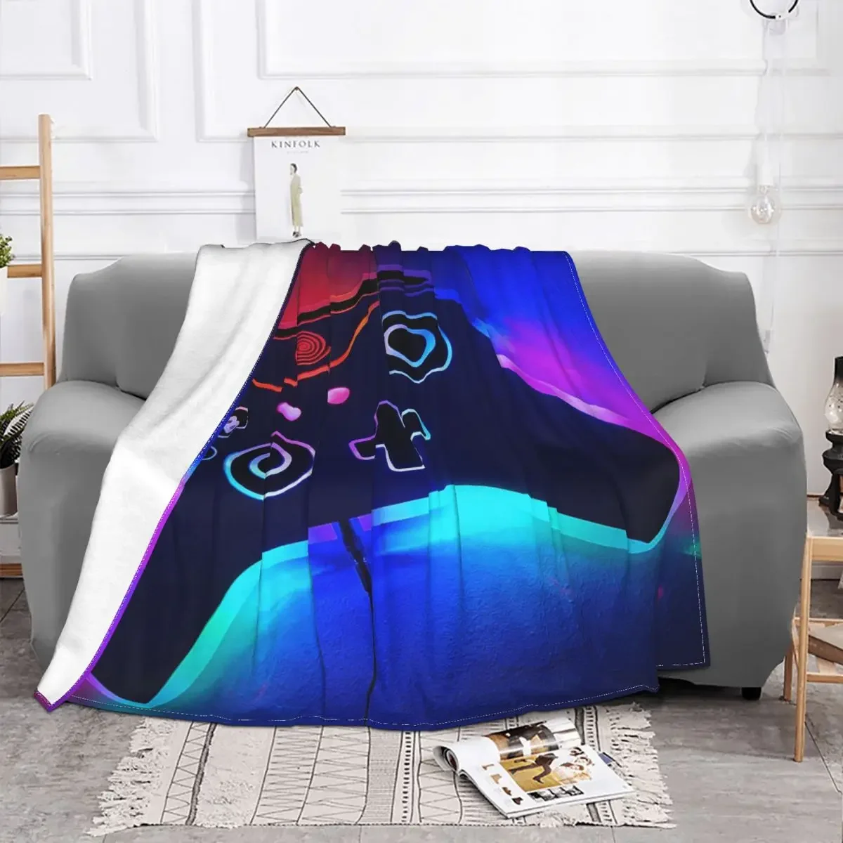 

3D Print Gamepad Baby Blankets Sofa Cover Print Fleece Gamer Gaming Breathable Soft Throw Blankets for Bedding Car Bedspread